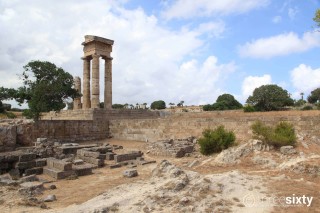 Distances Galaxias the Acropolis monument of Rhodes Island