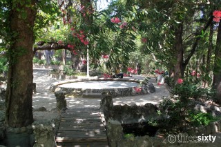 Location Galaxias Rodini Park is a landmark of Rhodes Island