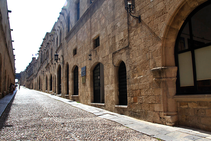 street of the knights rhodes